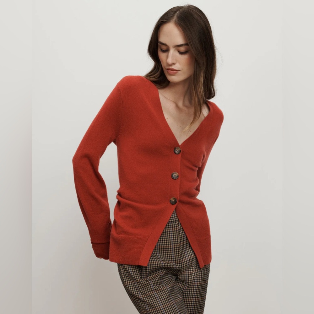 NWT: Veronica Beard Lamotte 100% Cashmere Cardigan Sweater - US S